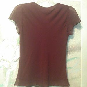 Alfani Burgundy Top
